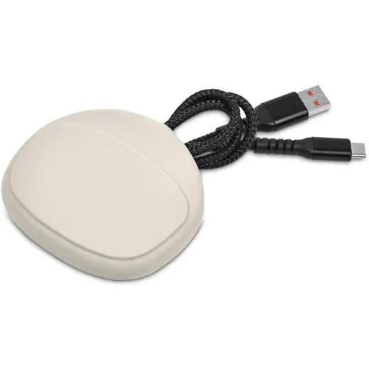 Altitude Fabbit Fast Charge USB-A to Type-C Charging Cable in Pouch Cream Pouch